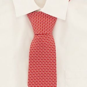 SALVATORE FERRAGAMO Red Libero Silk Tie
